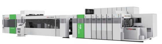 効率的な波紋包装のためのフレクソプリンター-スロットター-ダイカッター-フォルダー